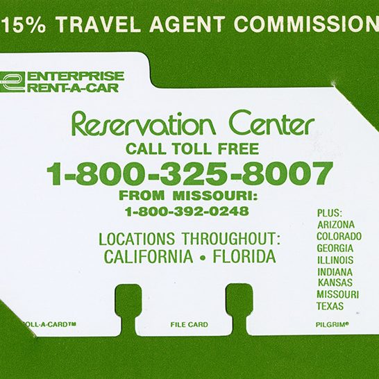 Enterprise Rent-A-Car now you've got our number brochure