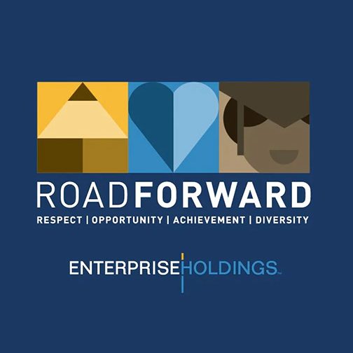 Enterprise Holdings ROAD Forward image with dark blue background