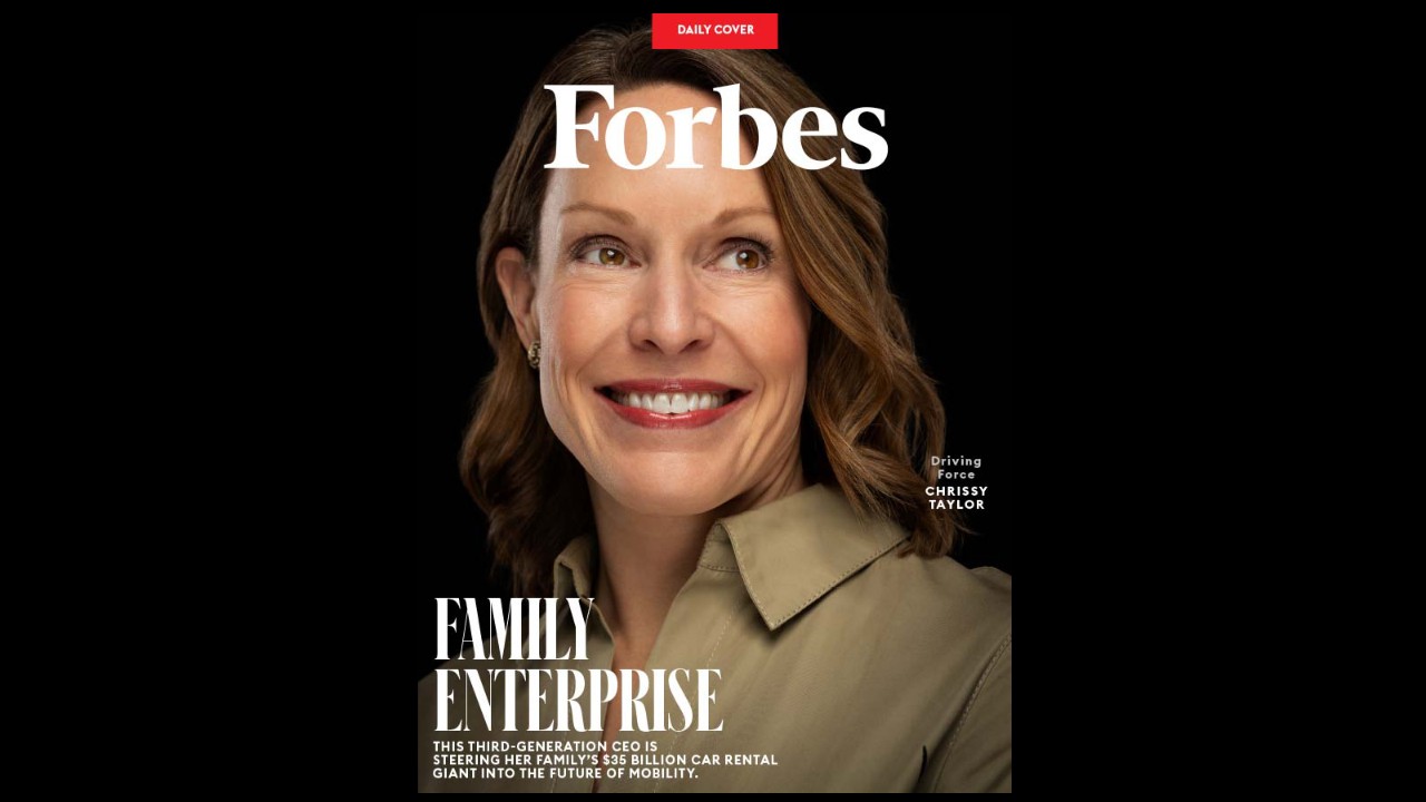 Enterprise Mobility CEO Chrissy Taylor on the cover of Forbes magazine.